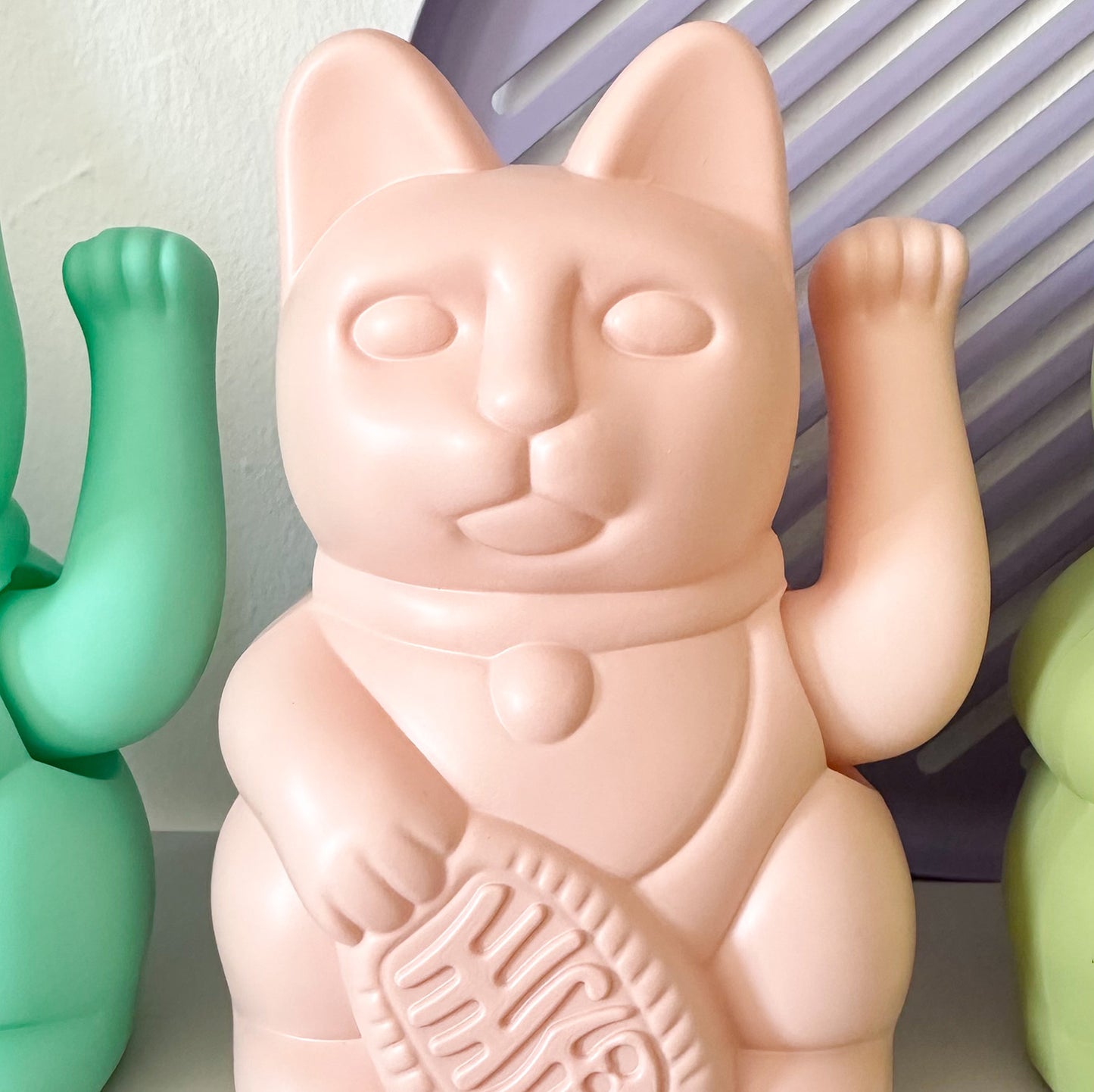 Maneki Neko - Glückskatze S - rosa